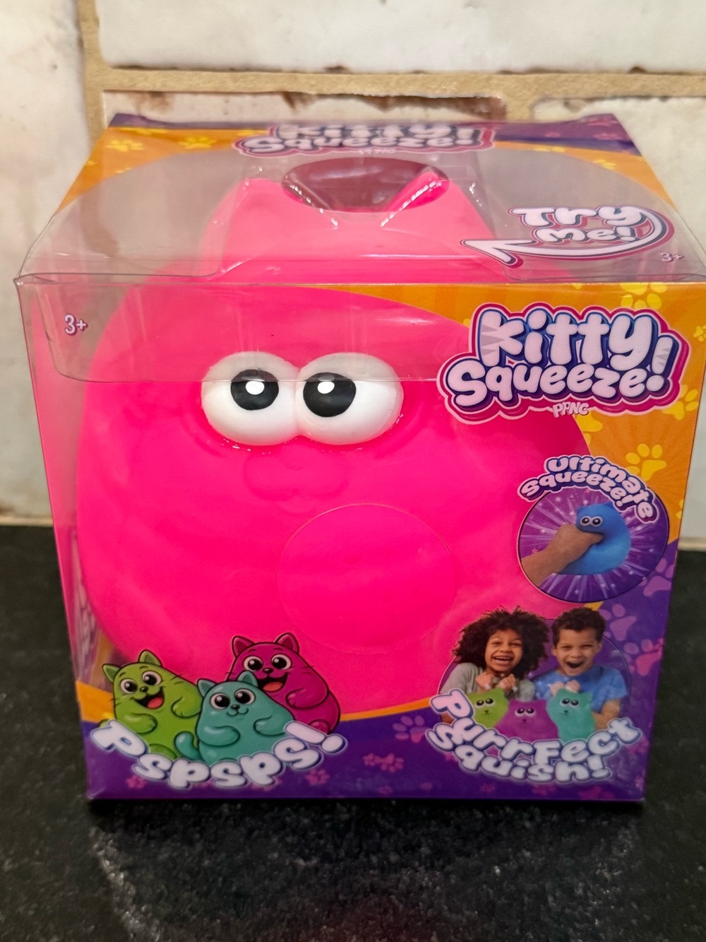 PPNC Squeeze Pink Kitty Squeeze Plush Squishy Toy